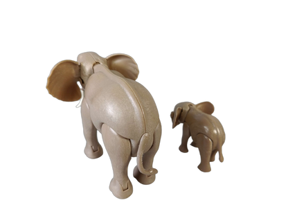 Playmobil Elefant mit Baby Tierfigur Zoo