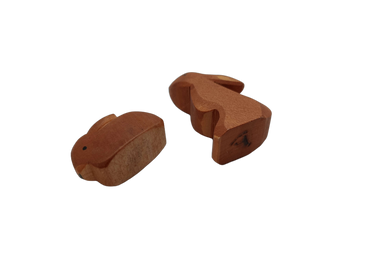 Ostheimer Bundle Tiere 2x Hasen Holzfiguren