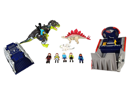 Playmobil Bundle Dino Rise T-Rex & Stegosaurus, Set Dinosaurier