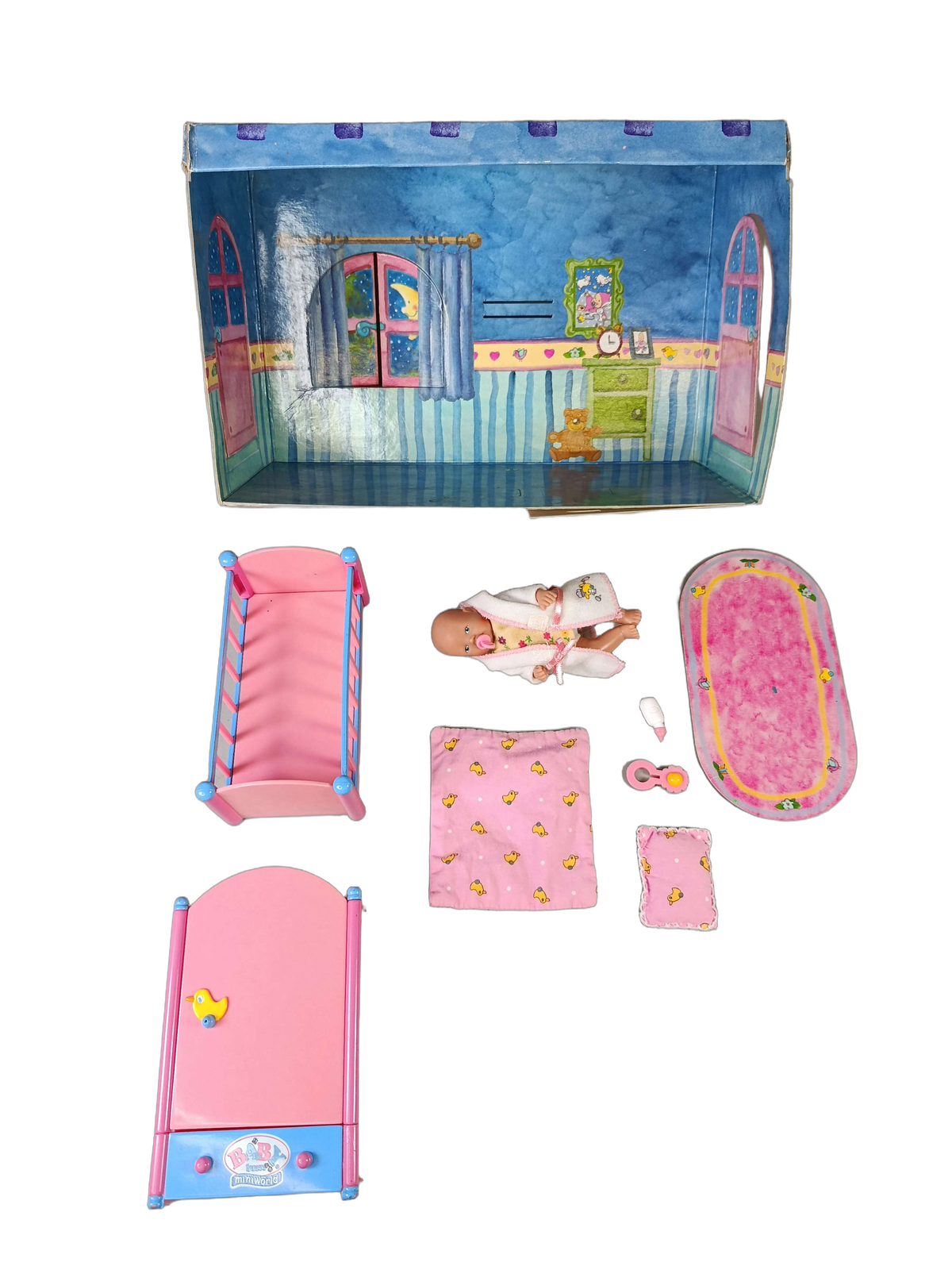 Zapf Creation Bundle BABY born großes Set Puppenwagen & Zubehör