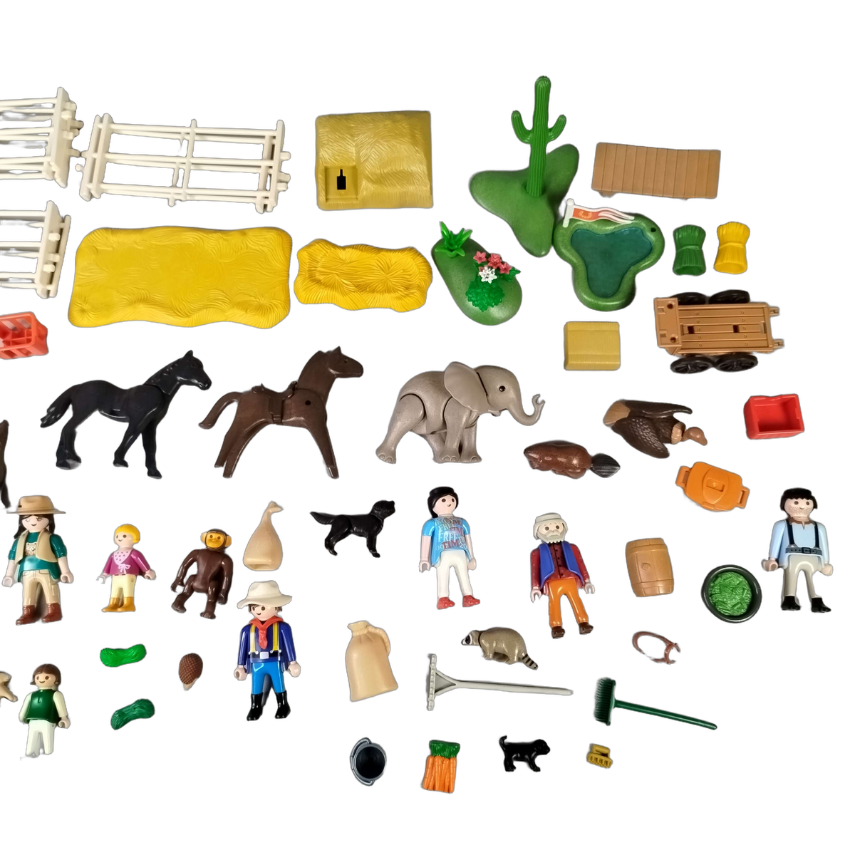 Playmobil Bundle Safari & Bauernhof, großes Set Figuren & Tiere