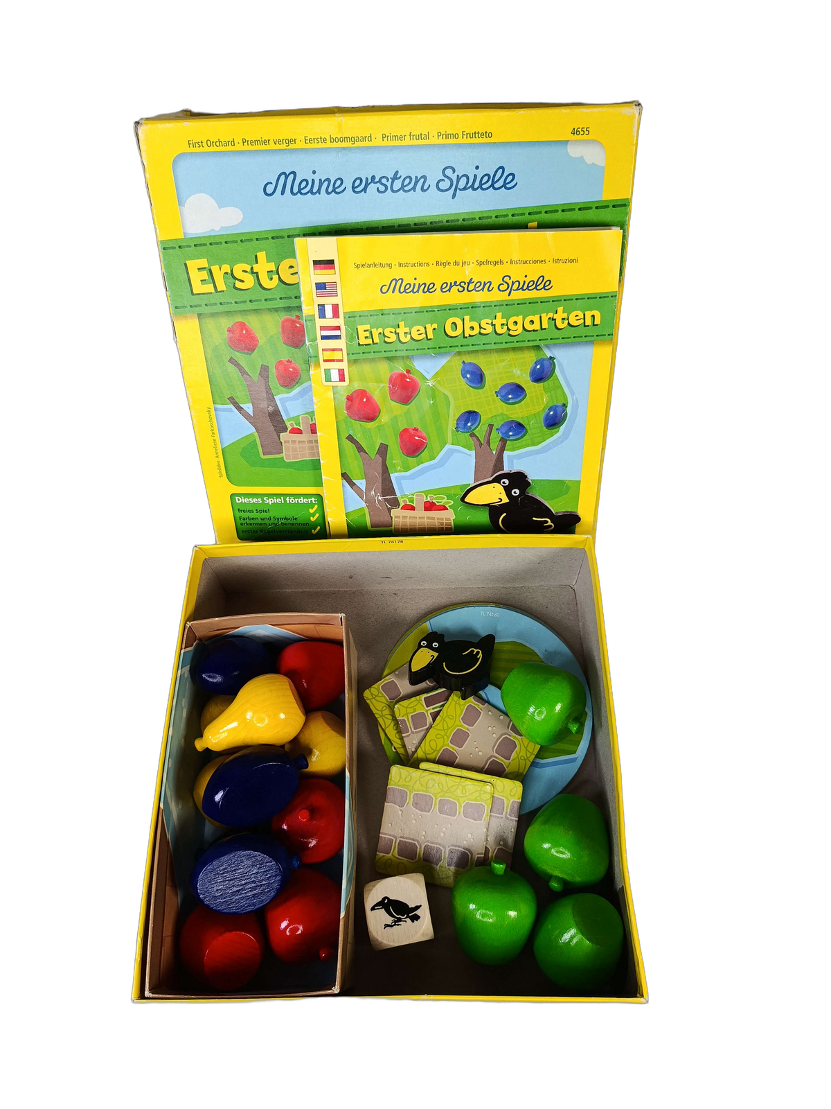 HABA Erster Obstgarten 4655 Brettspiel, ab 2 Jahre