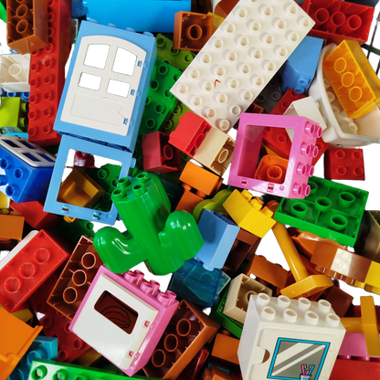 Konvolut LEGO Großbausteine & Grundplatten ca. 2,2 kg, ab 3 4 5 Jahre