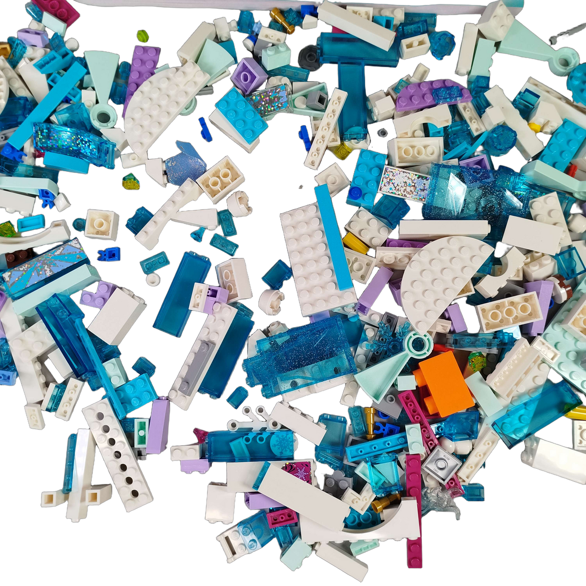Konvolut LEGO Frozen Steine & Grundplatten ca. 0,45 kg, ab 6 7 8 Jahre