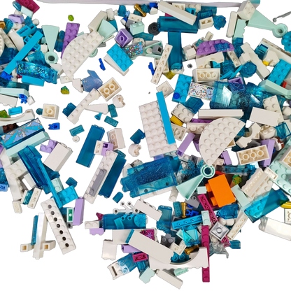 Konvolut LEGO Frozen Steine & Grundplatten ca. 0,45 kg, ab 6 7 8 Jahre