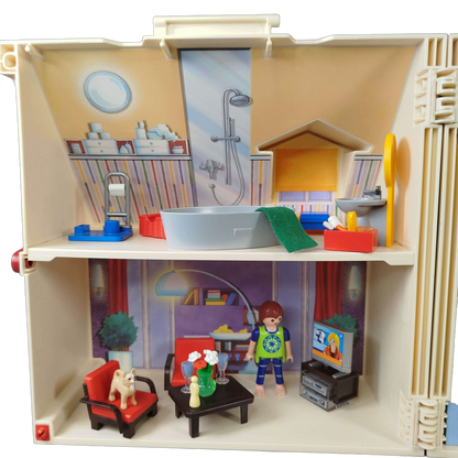 Playmobil Mitnehm-Puppenhaus 5167 Haus mit Zubehör & Figuren