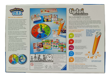 Ravensburger tiptoi Rund um die Uhr 00 783 7 Buch, neuwertig