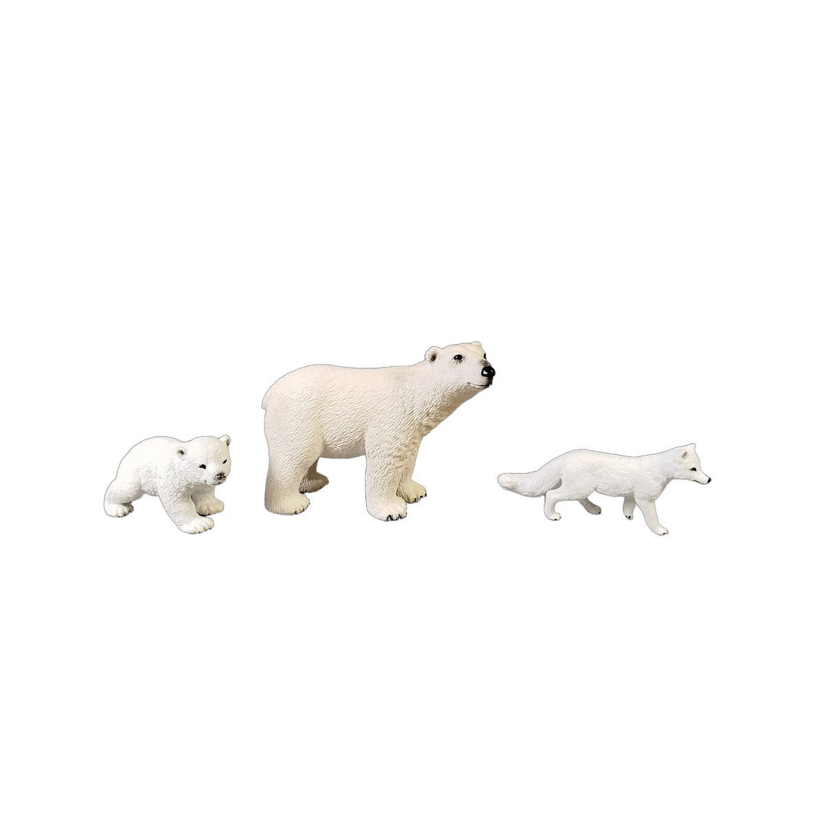 Schleich Tiere Bundle Wildtiere Tierfiguren Giraffen, Eisbären & Löwen