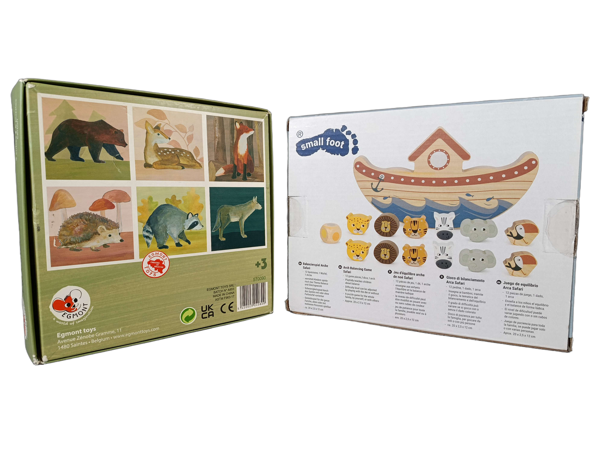 Bundle Safari S70690 9 Würfel Set von 2 Puzzle & Balancespiel