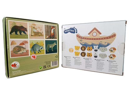 Bundle Safari S70690 9 Würfel Set von 2 Puzzle & Balancespiel