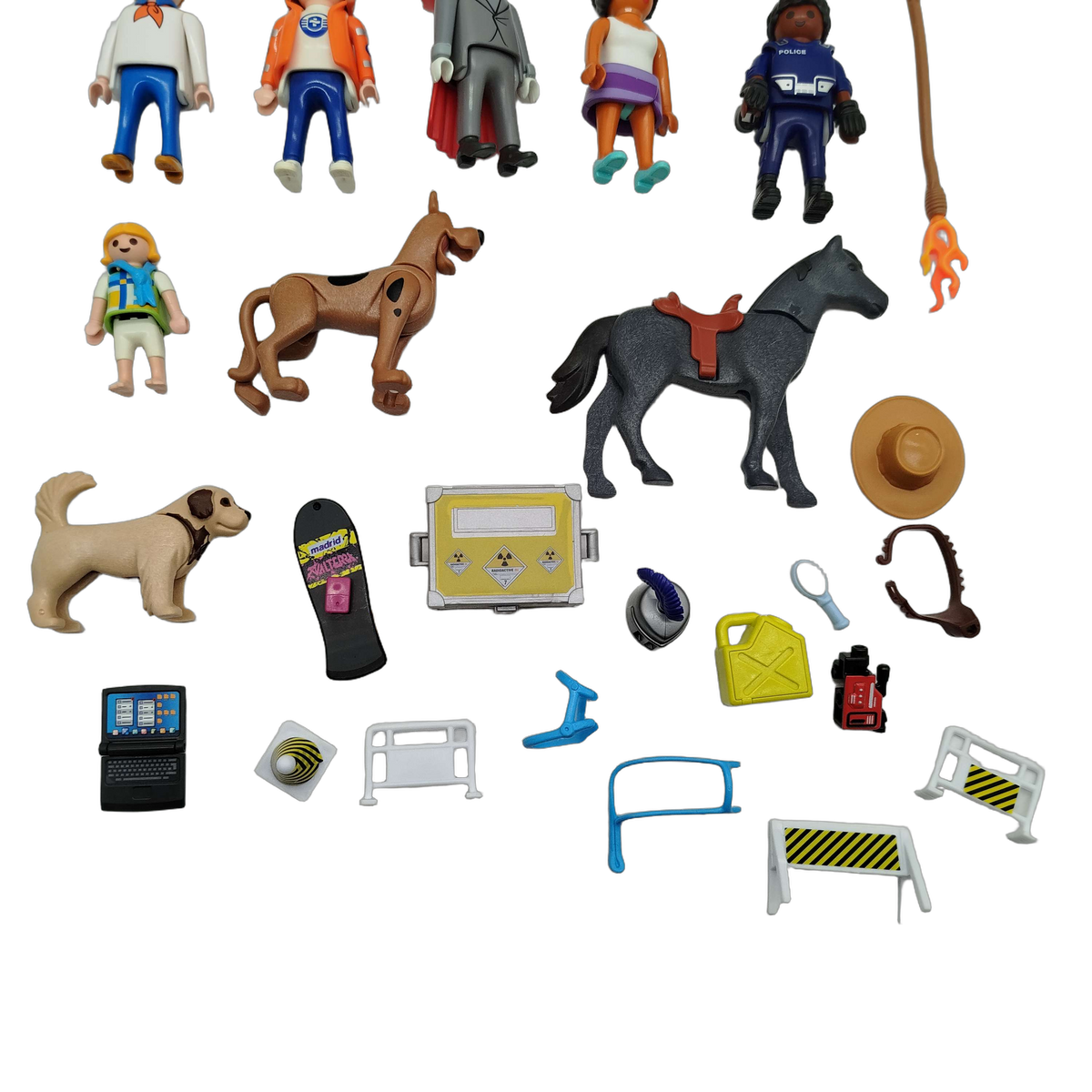 Playmobil Bundle Polizei & Ritter großes Set Figuren & Zubehör