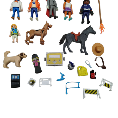 Playmobil Bundle Polizei & Ritter großes Set Figuren & Zubehör