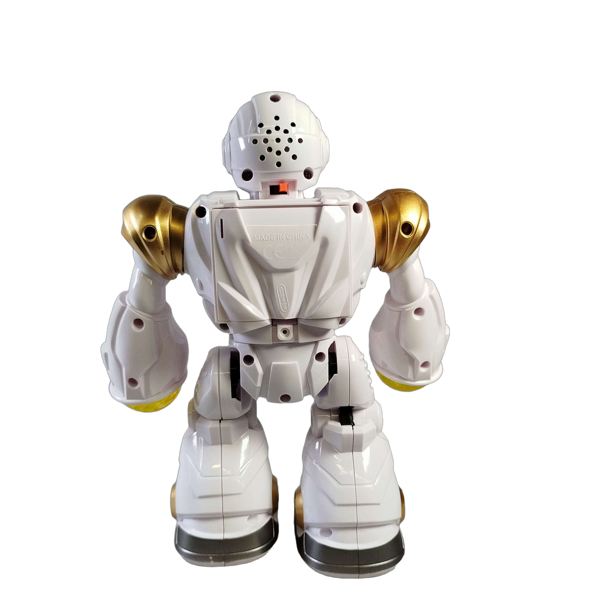 Lernroboter weiß-gold 22 cm Spielzeugroboter interaktiv