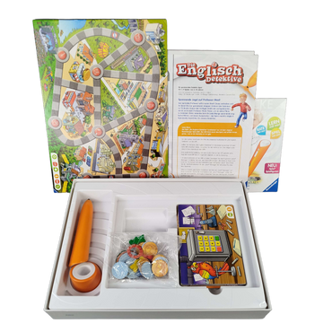 Ravensburger tiptoi Starter-Set Englisch-Detektive 00 504 1 Lernspiel