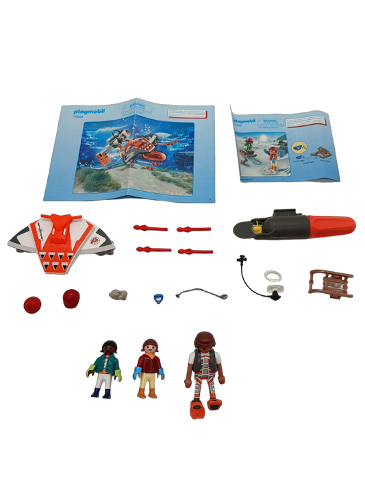 Playmobil Bundle 70004 70250 Set von 2 Figuren & Schlitten