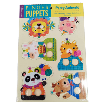 Mudpuppy Bundle Party Animals & Princess Set von 12 Fingerpuppen, Neu