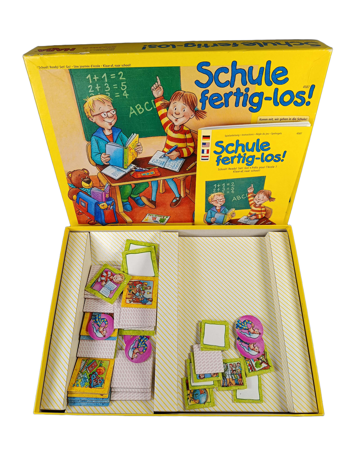 HABA Schule – fertig – los! 4587 Lernspiel & Kinderspiel
