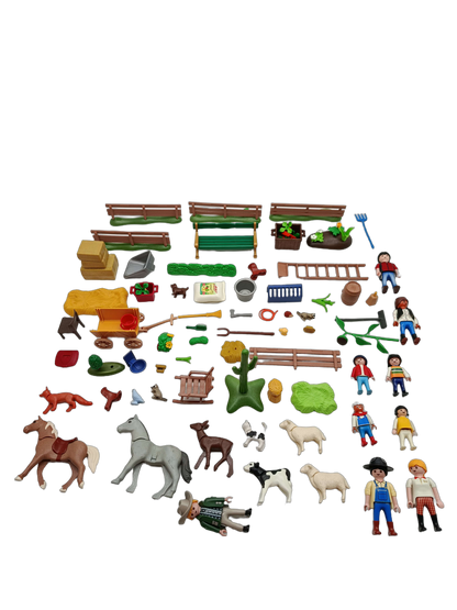 Playmobil Bundle Bauernhof 5457 4490 großes Set Figuren & Tiere