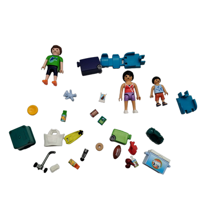 Playmobil Family Fun 9421 Familien-PKW mit Zubehör