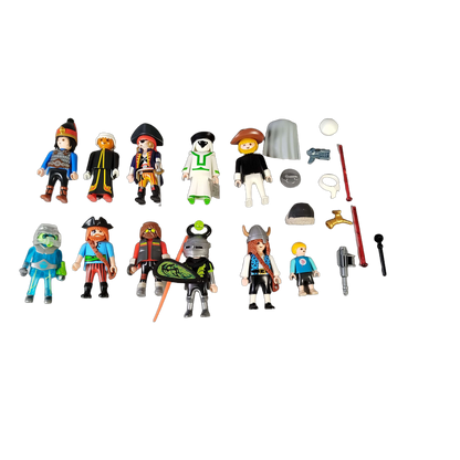 Playmobil Bundle Cowboy Alien Ritter Pirat Set von 6 Figuren