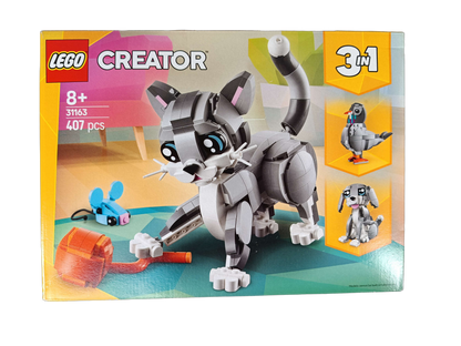 LEGO Creator 3-in-1 31163 Graue Katze Hund & Taube Bauset
