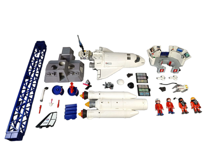 Playmobil Bundle Space 6196 6195 Set von 2 Shuttle & Rakete