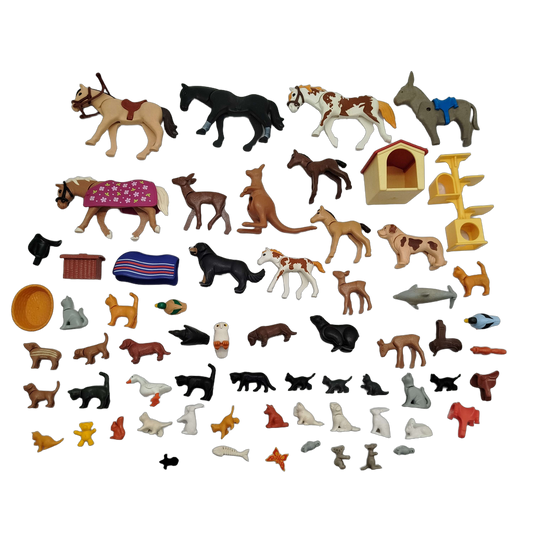 Playmobil Bundle Tiere großes Set Tierfiguren & Zubehör