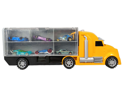 lenbest Bundle Modellautos großes Set Auto-Transporter & Koffer