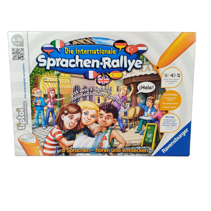Ravensburger tiptoi Die Internationale Sprachen-Rallye Lernspiel