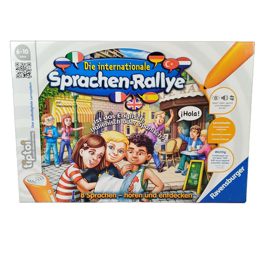 Ravensburger tiptoi Die Internationale Sprachen-Rallye Lernspiel