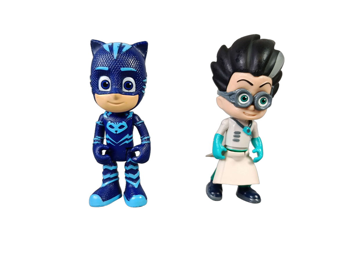 Just Play Bundle PJ Masks Cat-Car & Romeo Set von 4 Autos & Figuren