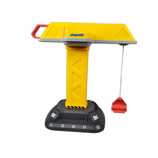 Playmobil Baukran mit drehbarem Sockel Kran