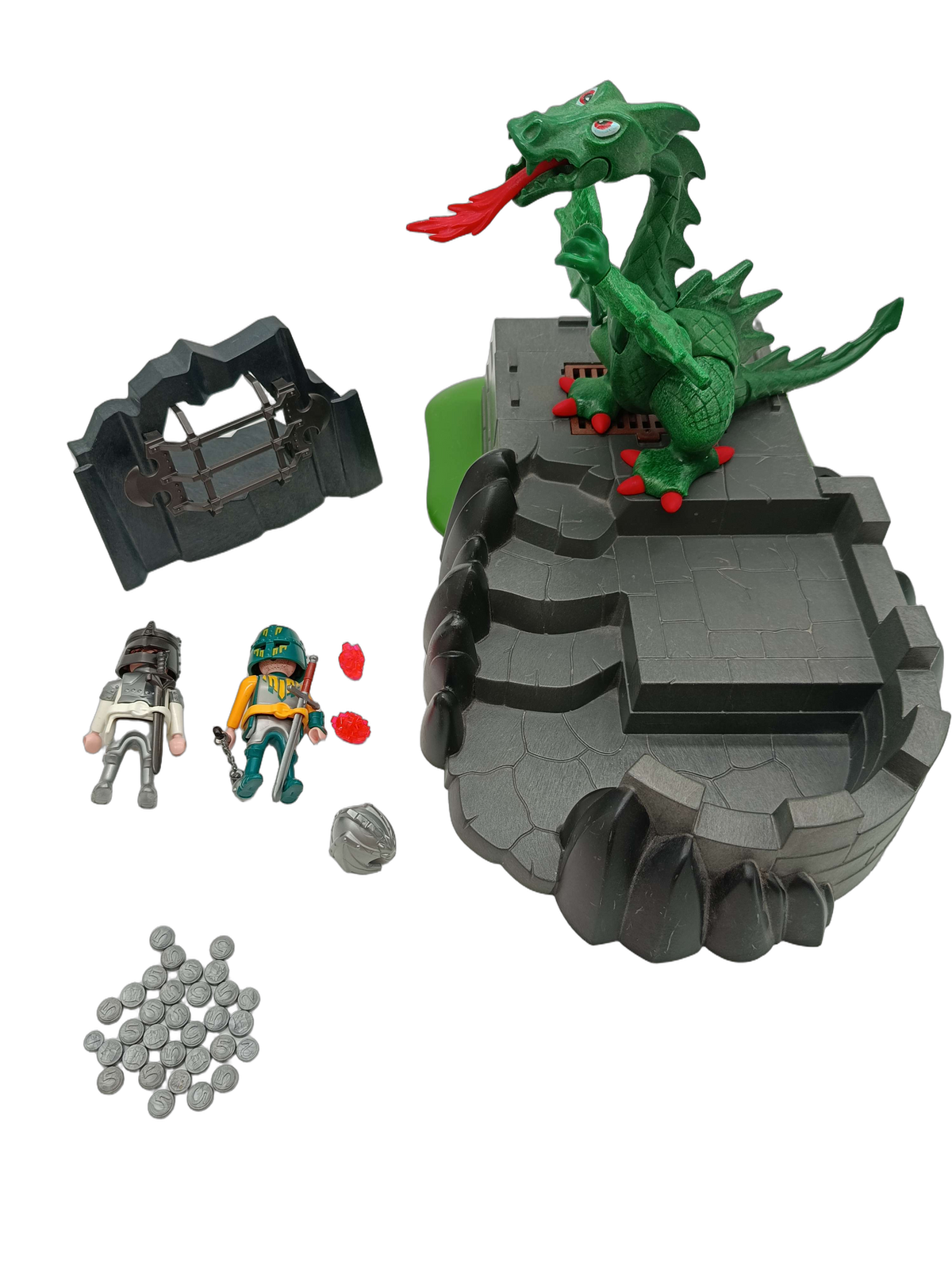 Playmobil Bundle Ritterburg & Drache großes Set Figuren & Burg