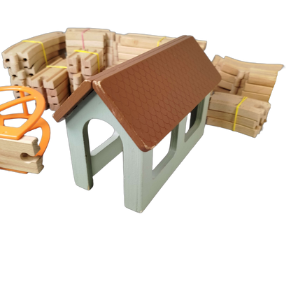 BRIO Bundle Holzeisenbahn Set Zug & Schienen