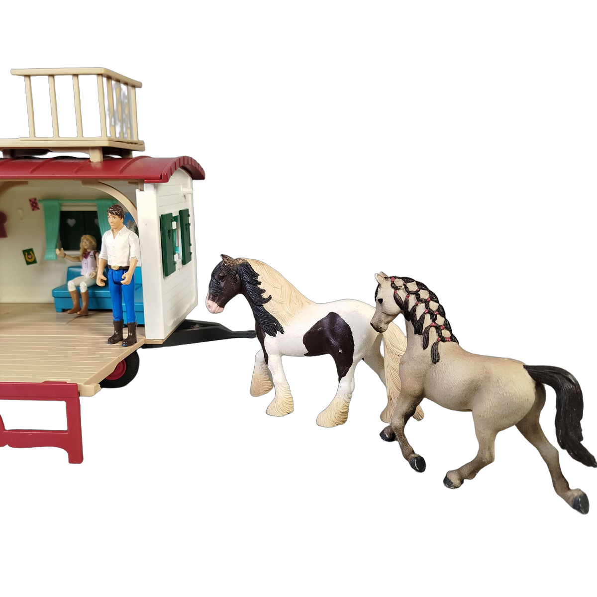 Konvolut Schleich Horse Club Wohnwagen 42415 ca.1,0kg, ab 3 4 5 Jahre