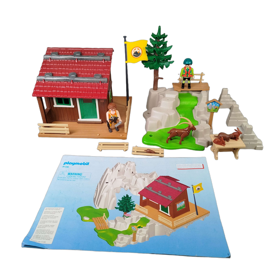 Playmobil Berghütte mit Kletterfelsen 9126 Spielset