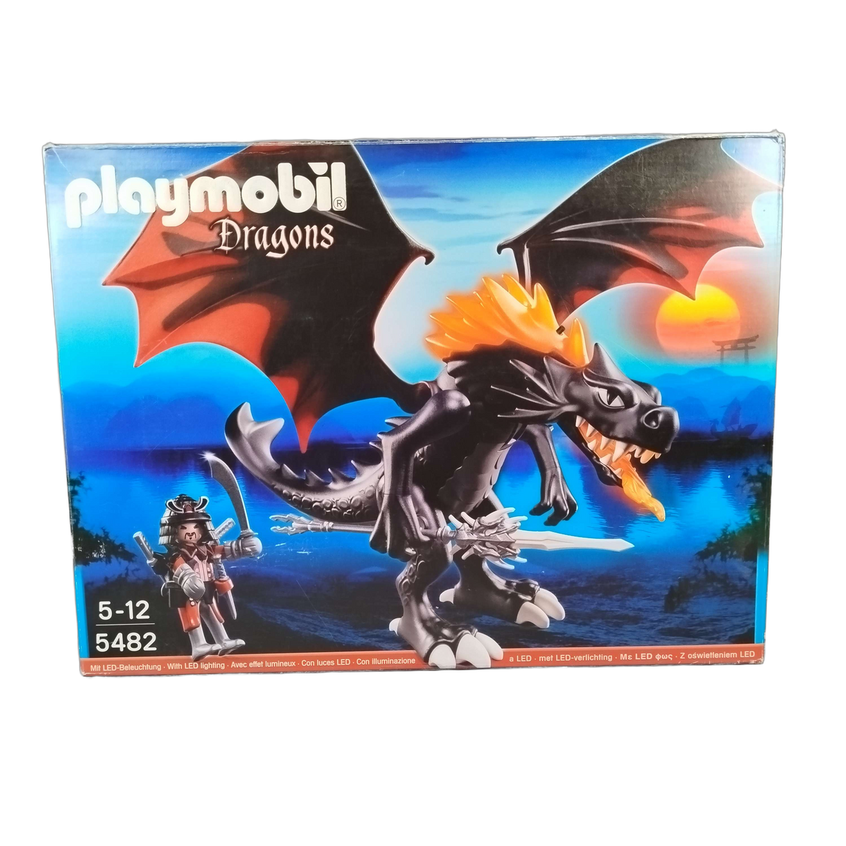 Playmobil Riesen-Kampfdrache mit Feuer-LEDs 5482 Figur