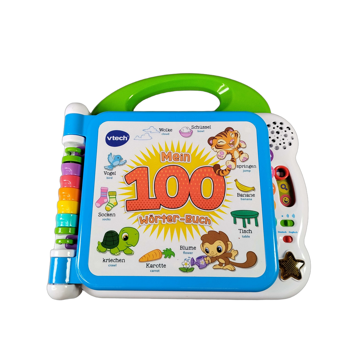 VTech Mein 100-Wörter-Buch Lernbuch zweisprachig DE/EN