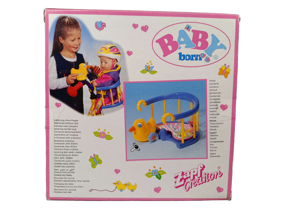 Zapf Creation 43 cm Puppen Fahrradsitz Zubehör