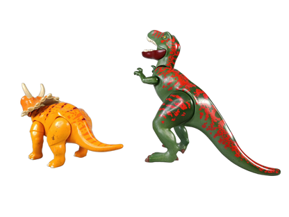 Playmobil Dinos 5230 T-Rex & Saichania Vulkan Spielset mit Zubehör