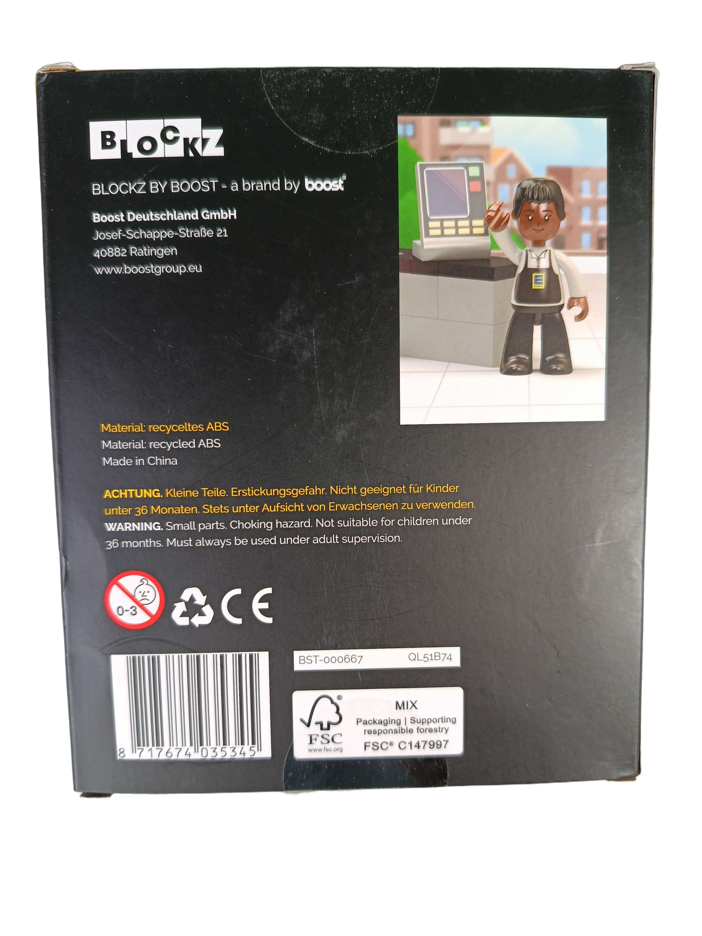 BLOCKZ by Boost Bundle Supermarkt Kasse Set Bausteine & Zubehör, Neu
