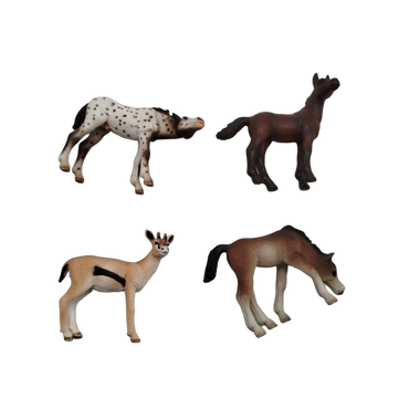 Schleich Tiere Bundle 8 Teile Pferde, Fohlen & Gazelle Tierfiguren