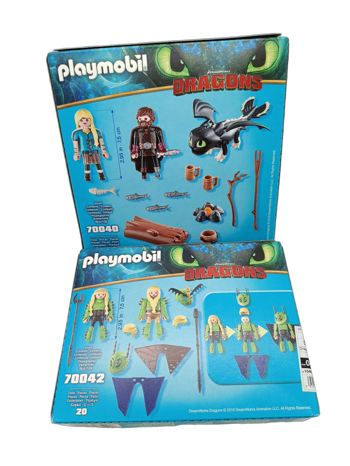 Playmobil Bundle Dragons 70040 70042 70045 Set von 3 Figuren