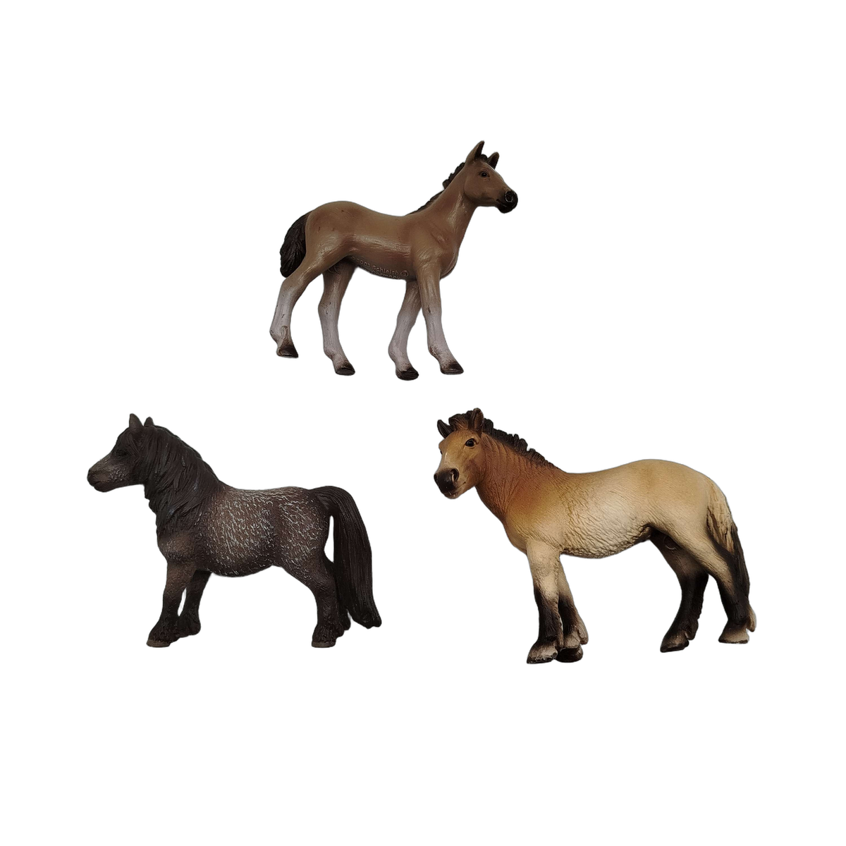 Schleich Tiere Bundle 5 Teile Pferdefiguren Dappled Grey & Palomino