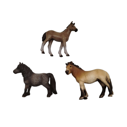 Schleich Tiere Bundle 5 Teile Pferdefiguren Dappled Grey & Palomino