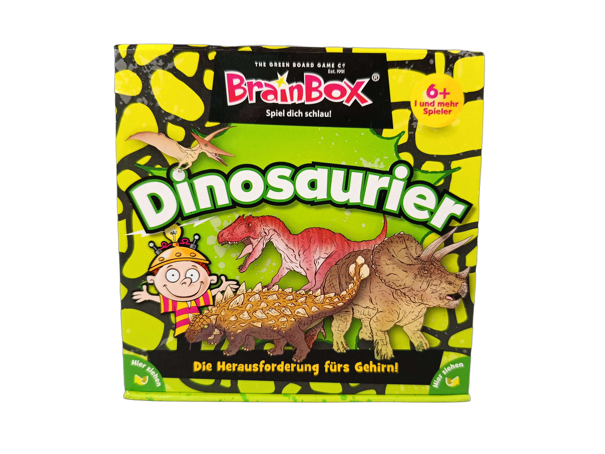 BrainBox Dinosaurier 90038 Kartenspiel & Lernspiel