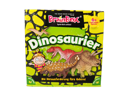 BrainBox Dinosaurier 90038 Kartenspiel & Lernspiel