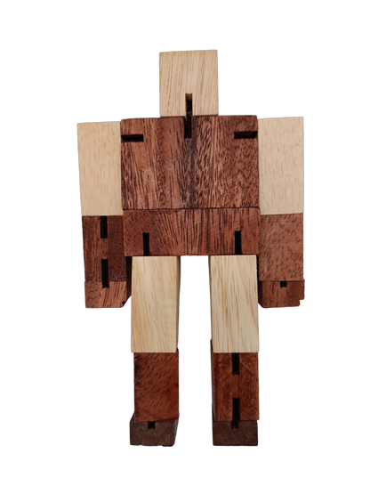 Knobelholz Roboter Holzpuzzle & Lernspiel