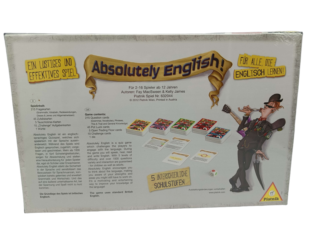 Piatnik Absolutely English Lernspiel, Neu