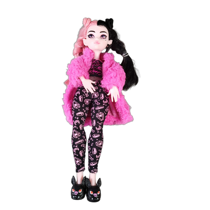 Mattel Monster High Draculaura Schlafparty Modepuppe mit Zubehör